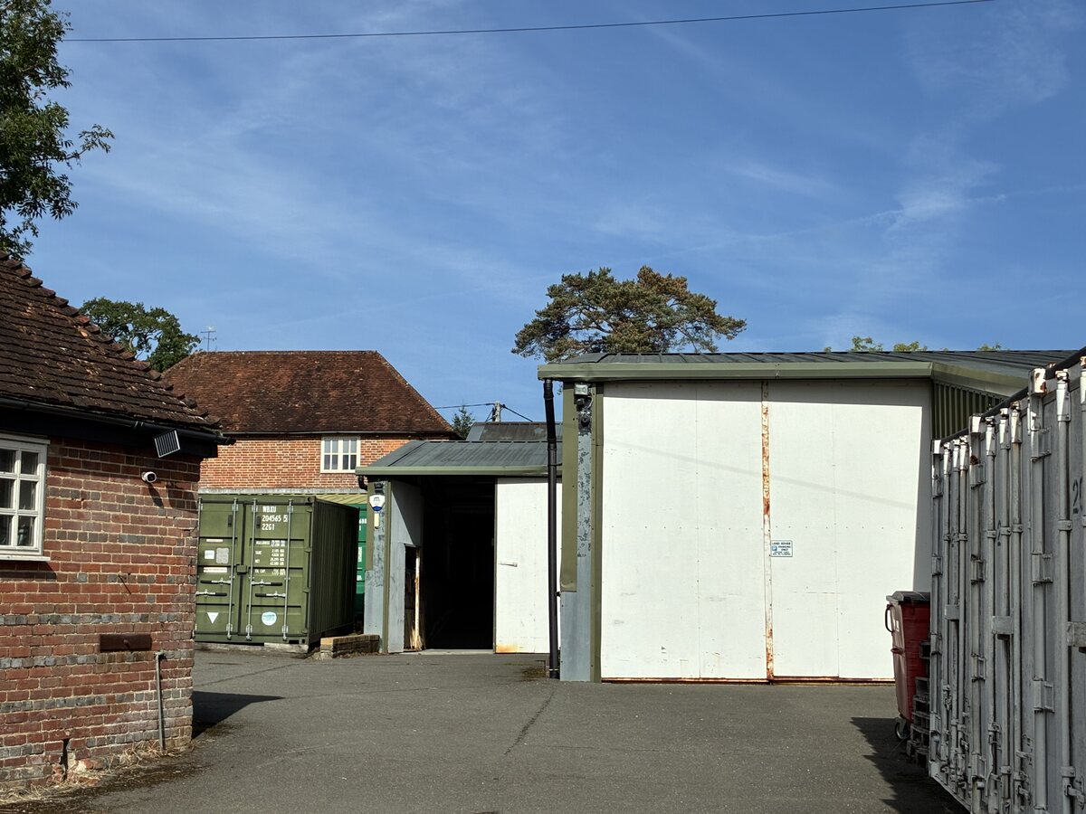 Entrance to the outdoor storage area at Johns Cross